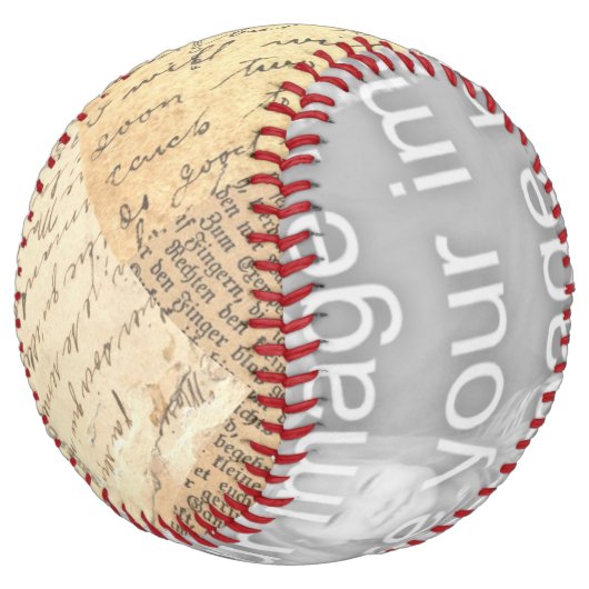 ヴィンテージEphemera自分の写真を追加 ソフトボール (アングル)