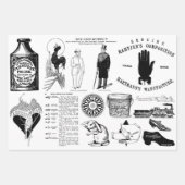 ヴィンテージEphemera Decompageまたはコラージュ紙シート ラッピングペーパーシート (正面3)