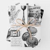 ヴィンテージEphemera Decompageまたはコラージュ紙シート ラッピングペーパーシート (インサイチュ)