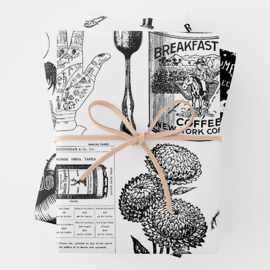 ヴィンテージEphemera Decompageまたはコラージュ紙シート ラッピングペーパーシート (インサイチュ)