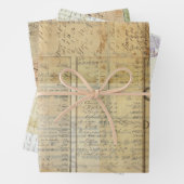 ヴィンテージEphemera Decompage/Wrapシートセット ラッピングペーパーシート (インサイチュ)