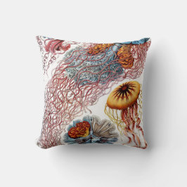 ヴィンテージErnst Haeckel, Discomedusae クッション