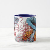 ヴィンテージErnst Haeckel, Discomedusae マグカップ (中央)