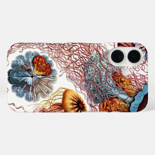 ヴィンテージErnst Haeckel, Discomedusae Case-Mate iPhoneケース (裏面 (横))