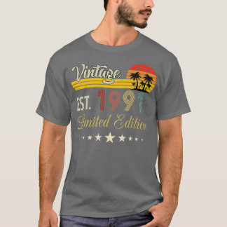 ヴィンテージEst 1991限定版誕生日 Tシャツ