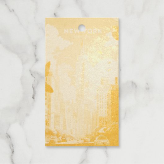 ヴィンテージEuropean Postcardデジタルテープ ギフトタグ (正面)