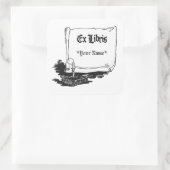 ヴィンテージExライブラリとブックシールテンプレート スクエアシール (バッグ)