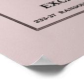 ヴィンテージExcelsior自動サイクルアド ポスター (角)