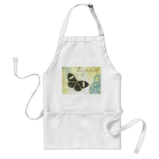 ヴィンテージExplore Butterly..エプロン スタンダードエプロン (正面)