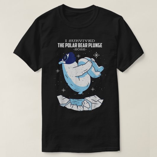 ヴィンテージFaceMaskを使用した極性ベアのプランジ Tシャツ (デザイン正面)