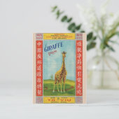 ヴィンテージFirecrckerパッケージはがき ポストカード (スタンド正面)