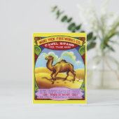 ヴィンテージFirecrckerパッケージはがき ポストカード (スタンド正面)