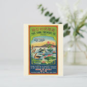 ヴィンテージFirecrckerパッケージはがき ポストカード (スタンド正面)