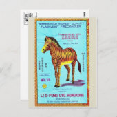 ヴィンテージFirecrckerパッケージはがき ポストカード (正面/裏面)