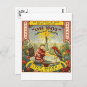 ヴィンテージFirecrckerパッケージはがき ポストカード (正面/裏面)