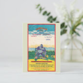 ヴィンテージFirecrckerパッケージはがき ポストカード (スタンド正面)