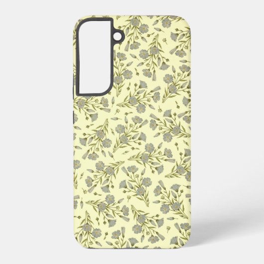 ヴィンテージFlax壁紙 Samsung Galaxyケース (裏面)