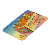 ヴィンテージFlorida Citrus Fruitからの挨拶 マグネット (左側)