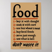 ヴィンテージFOODポスタープリント – 第一次世界大戦 ポスター (正面)