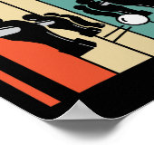 ヴィンテージFoosballプレーヤーのギフト – Foosball ポスター (角)