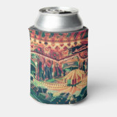 ヴィンテージFunfair at Night Photo 缶クーラー (缶裏面)