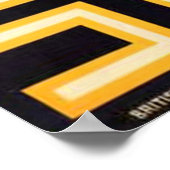 ヴィンテージG.D.Deuskarのインド旅行ポスターを参照 ポスター (角)