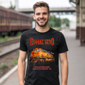 ヴィンテージGE ES44AC GEVOディーゼル機関車 Tシャツ