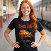 ヴィンテージGE ES44AC GEVOディーゼル機関車 Tシャツ