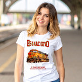 ヴィンテージGE ES44AC GEVOディーゼル機関車 Tシャツ