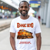 ヴィンテージGE ES44AC GEVOディーゼル機関車 Tシャツ