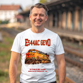 ヴィンテージGE ES44AC GEVOディーゼル機関車 Tシャツ