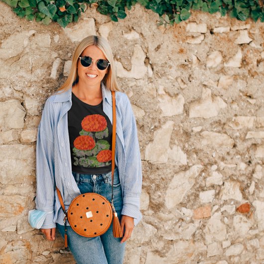 ヴィンテージGeranium Trio -はっきりしたフローラTシャツ Tシャツ