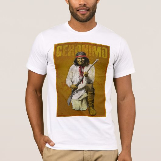 ヴィンテージGeronimo -アパッシュのインディアン Tシャツ (正面)
