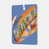 ヴィンテージGettsyburg PA メタルオーナメント (正面左)