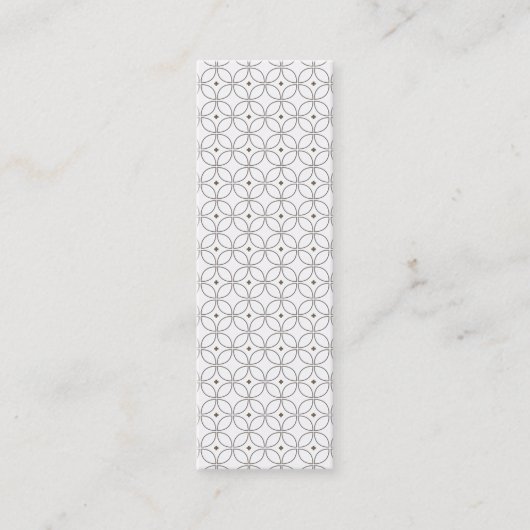 ヴィンテージGLAMスリム名刺 コーリングカード (正面)