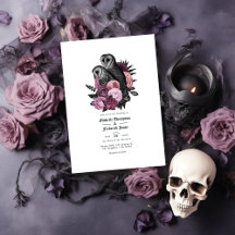 ヴィンテージGlam Mauve Owlsゴシック結婚のQRコード