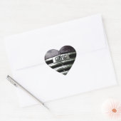 ヴィンテージGMCトラックグリル ハートシール (封筒)