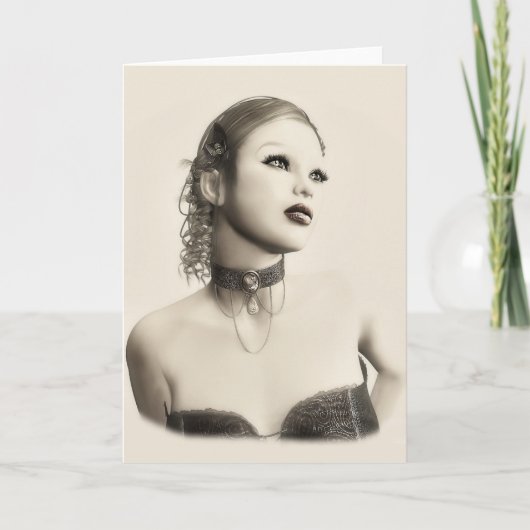 ヴィンテージGreetingCard カード (正面)