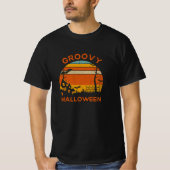 ヴィンテージGroovyハロウィーンTシャツ Tシャツ (正面)
