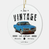 ヴィンテージGTO自動車会社 セラミックオーナメント (左)