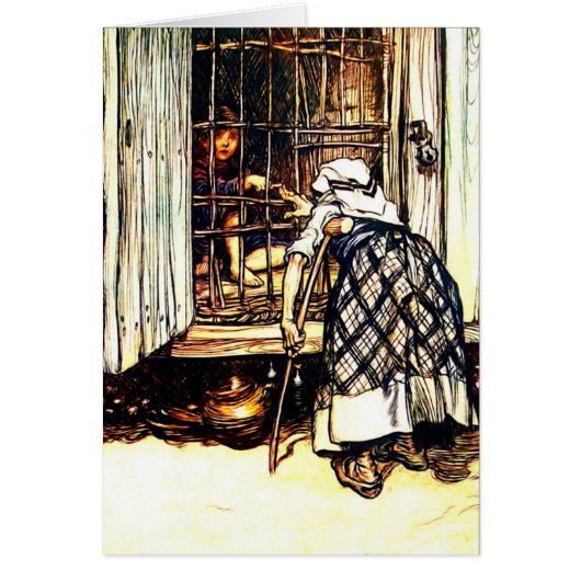 ヴィンテージHanselおよびGretelのおとぎ話 (正面)