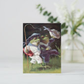 ヴィンテージHappy Frogsはがき ポストカード (スタンド正面)