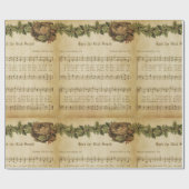 ヴィンテージHark the Glad Soundクリスマスキャロルの台本 ラッピングペーパー (フラット)