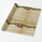 ヴィンテージHark the Glad Soundクリスマスキャロルの台本 ラッピングペーパー (アンロールド)