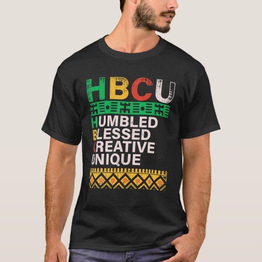 ヴィンテージHBCU腐造賛美クリエイティブユニーク! Tシャツ (正面)