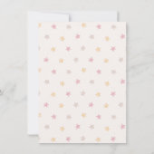 ヴィンテージHeまたはShe植物水色、おしゃれ 招待状 (裏面)