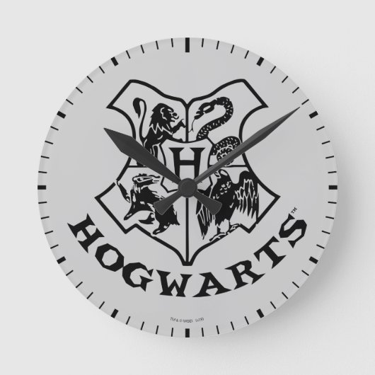 ヴィンテージHOGWARTS™スクールクレスト ラウンド壁時計 (正面)