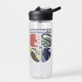 ヴィンテージHOGWARTS™スタンプクレスト ウォーターボトル (左面)