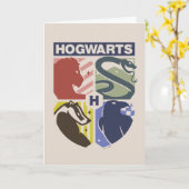 ヴィンテージHOGWARTS™スタンプクレスト カード (黄色い花)