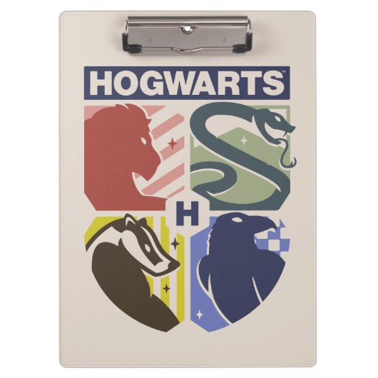 ヴィンテージHOGWARTS™スタンプクレスト クリップボード (正面)